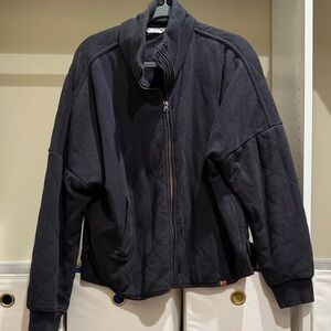 Women's Navy Blue Quilted Jacket
